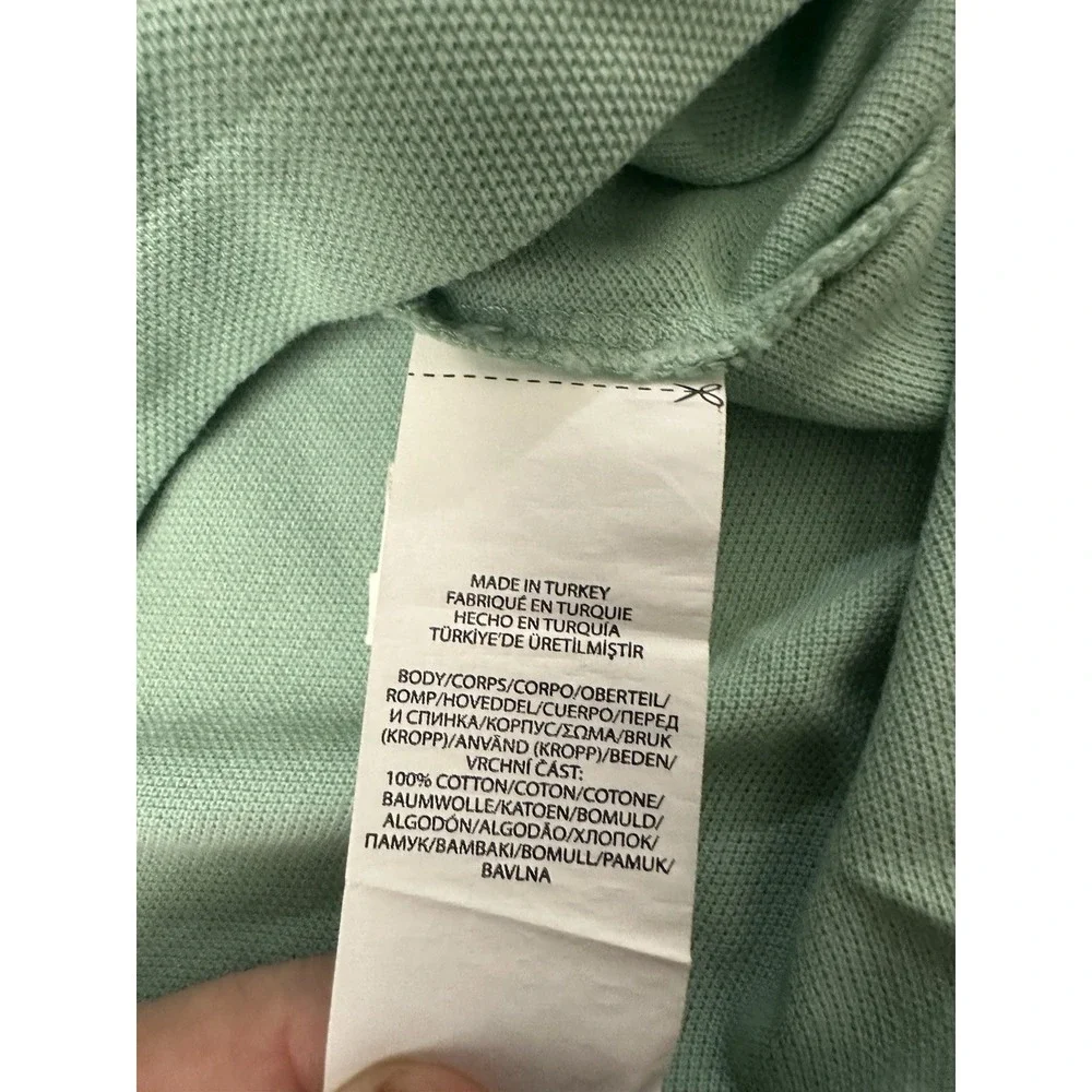 Polo Ralph Lauren Men's Classic Pique Green Polo Shirt Size Small